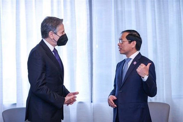 越南外交部部长会见美国国务卿和美国国家安全顾问