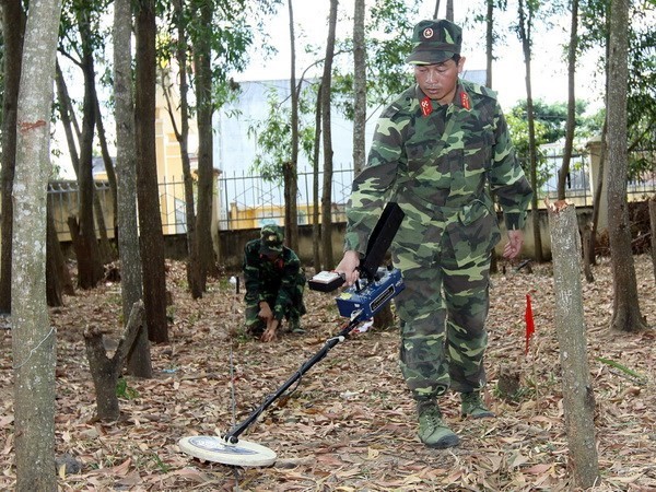 广平省加强战后遗留炸弹和地雷清理工作