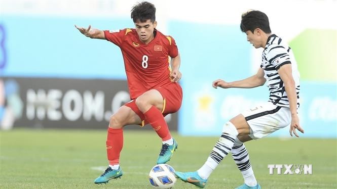 2022年U23亚洲杯决赛圈：越南队以1比1逼平韩国队