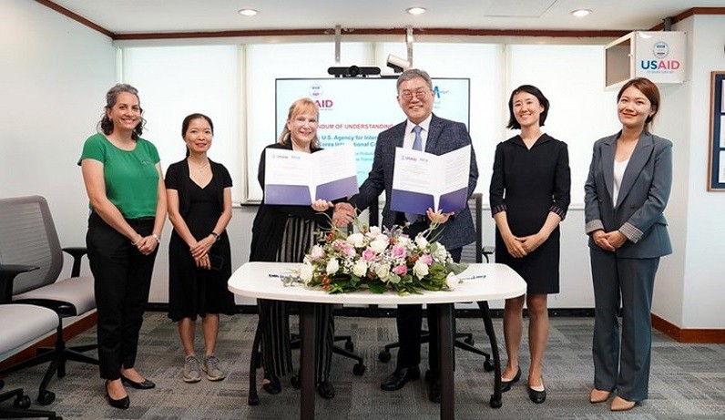 美国国际开发署与韩国国际协力机构签署越南环境保护第一份谅解备忘录
