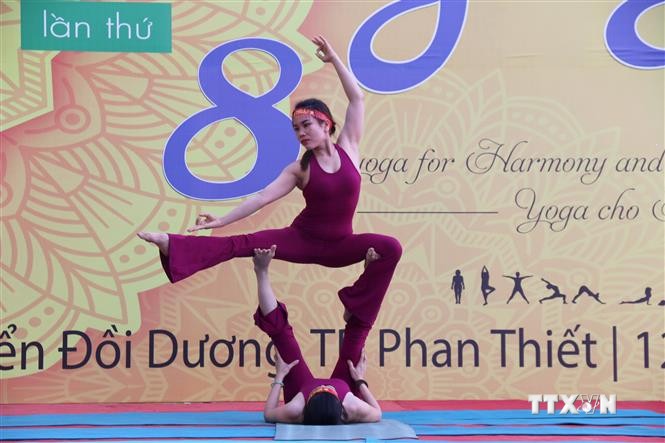 第八届国际瑜伽日活动在越南多个省市举行