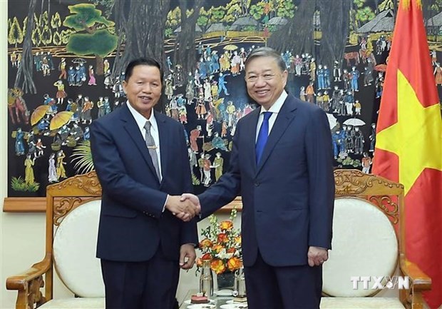 越南与老挝两国公安部加强合作