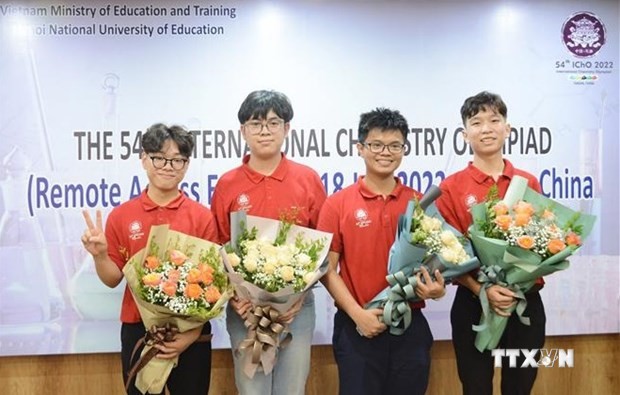 2022年国际化学奥林匹克竞赛：越南四名参赛学生全部夺得金牌