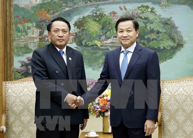 政府副总理黎明慨：老挝面临困难，越南愿意分担