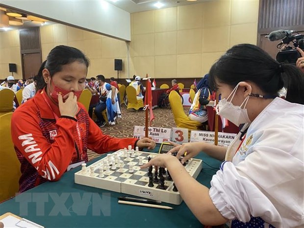 2022年东南亚残疾人运动会：越南国际象棋队以10枚金牌的成绩位居榜首