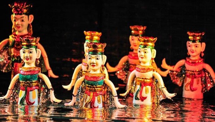 越南艺人在韩国推广水上木偶艺术