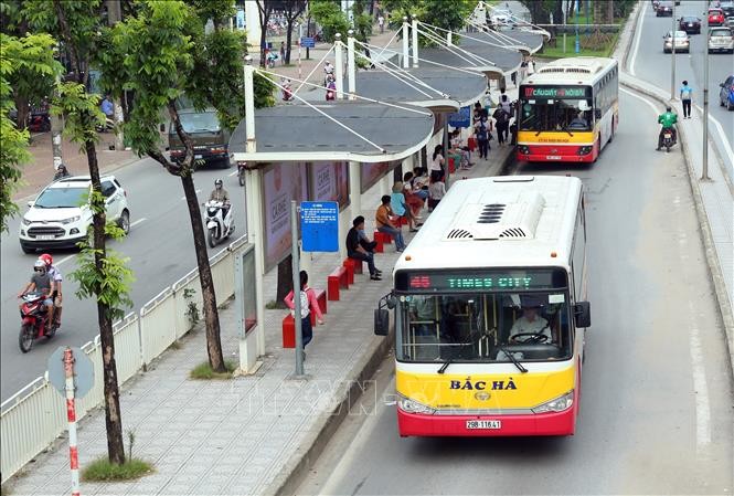 九·二国庆节假期河内配置 900 多辆公交车 每天开行近1.1万趟次