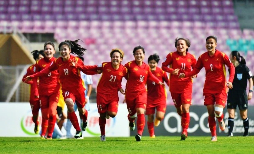 FIFA排名：越南女足世界排名第34位