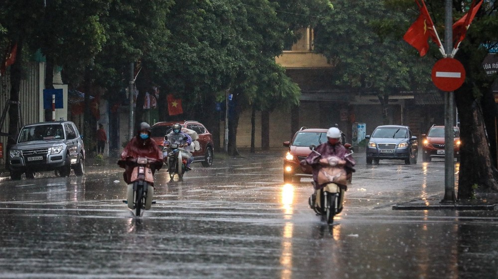 越南北部和首都河内有雨 天气转冷