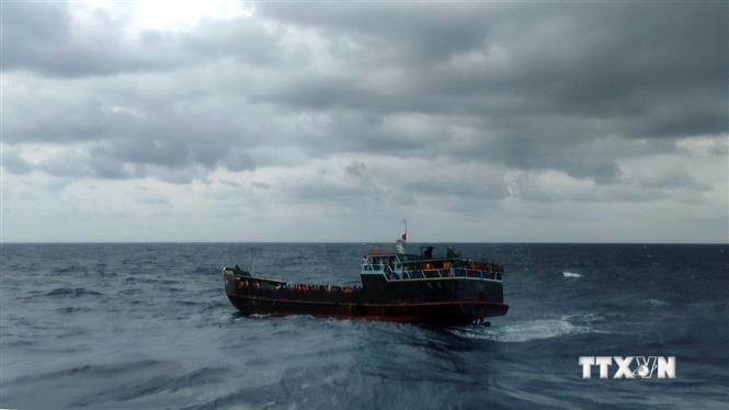 巴地头顿省：对载有300余名斯里兰卡人的海上遇险渔船进行救援