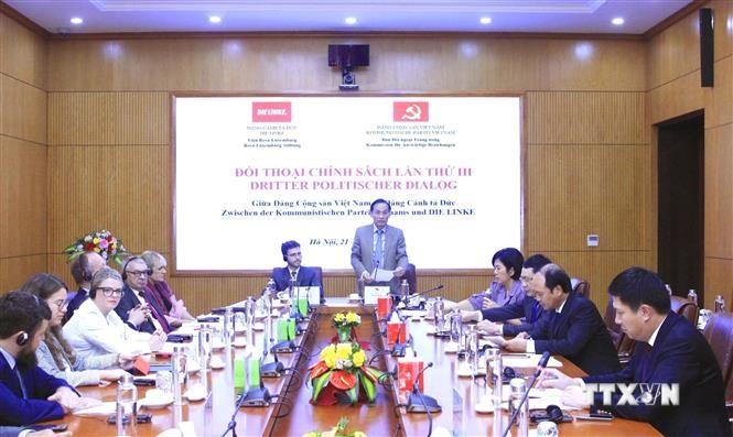 越南共产党积极促进与德国左翼党的合作关系