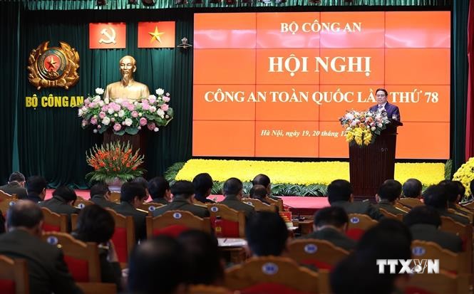 越南政府总理范明政出席第78次全国公安会议