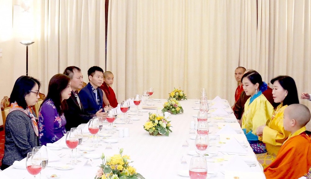 越南外交部副部长黎氏秋姮会见不丹王太后多吉·旺莫