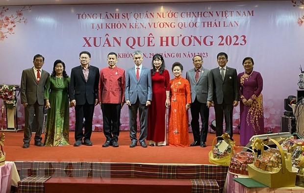 旅居泰国孔敬越南人社群喜迎2023年春节