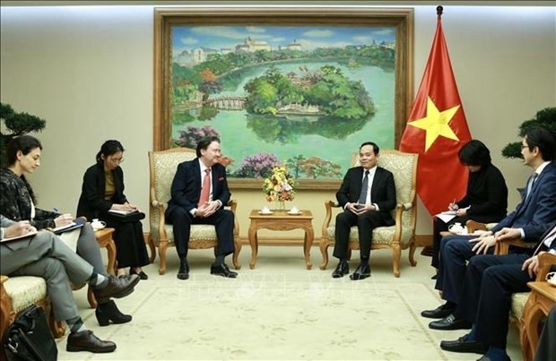 越南政府副总理陈流光会见美国驻越南大使纳珀