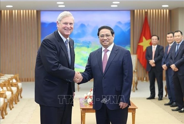 越南政府总理范明政会见美国农业部长维尔萨克