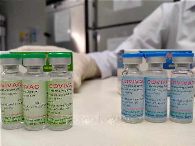  Đây là vaccine thứ 2 của Việt Nam được đưa vào thử nghiệm trên người, sau vaccine Nanocovax, của Công ty Nanogen thử nghiệm trên người giai đoạn một từ ngày 10/12/2020. Ảnh: Thanh Vân - TTXVN