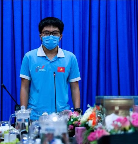 Em Đặng Lê Minh Khang là học sinh đầu tiên ở Cần Thơ đạt Huy chương Vàng kỳ thi Olympic Sinh học quốc tế. Ảnh: Thu Hiền – TTXVN