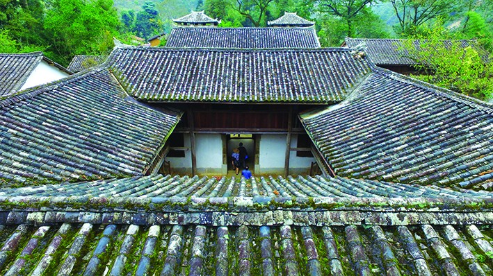 Dinh thự Nhà Vương - công trình kiến trúc độc đáo ở xã Sà Phìn, huyện Đồng Văn (Hà Giang).