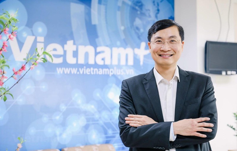 Nhà báo Trần Tiến Duẩn, Tổng biên tập Báo điện tử VietnamPlus. Nguồn: Vietnam+