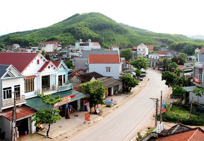 Vóc dáng nông thôn mới ở xã Long Sơn, huyện Sơn Động. Ảnh: baodantoc.vn