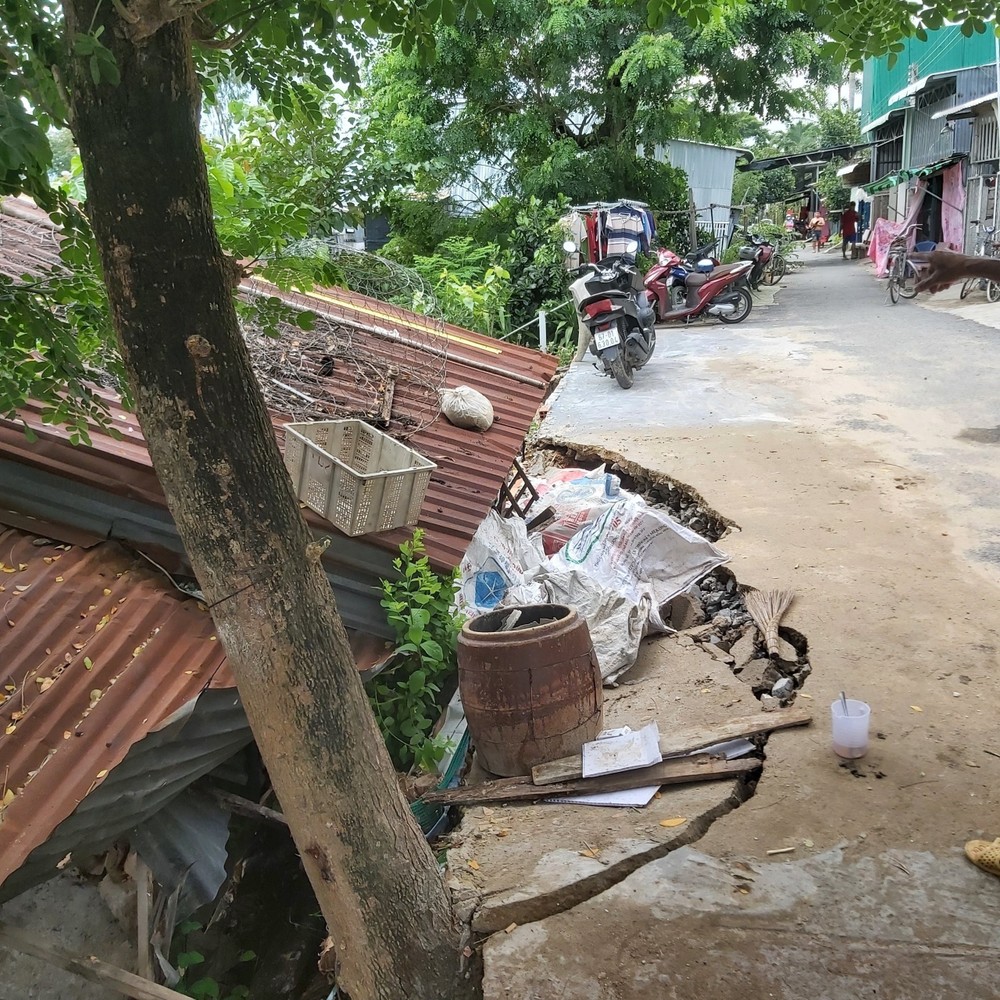 An Giang: Liên tục xảy ra sạt lở tại huyện Chợ Mới và Châu Phú