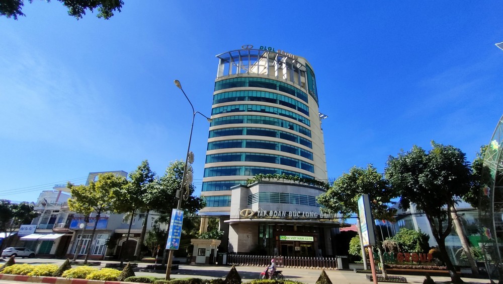 Trụ sở Công ty Cổ phần Tập đoàn Đức Long Gia Lai tại thành phố Pleiku, tỉnh Gia Lai. Ảnh: Hồng Điệp - TTXVN