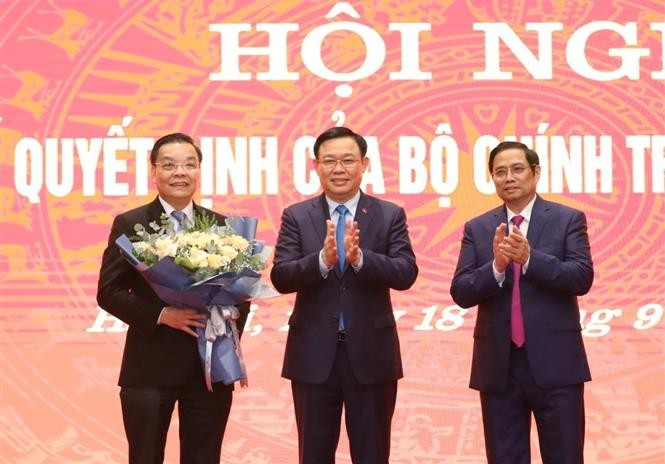 Đồng chí Chu Ngọc Anh nhận nhiệm vụ Phó Bí thư Thành ủy Hà Nội