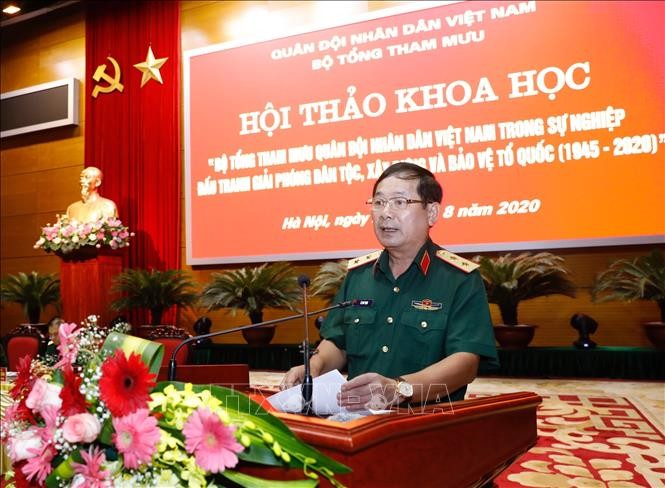 Thượng tướng Lê Huy Vịnh, Phó Tổng tham mưu trưởng Quân đội nhân dân Việt Nam. Ảnh: Dương Giang-TTXVN