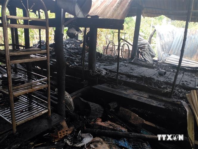 Kon Tum: Cháy nhà tại huyện Kon Rẫy khiến một người chết