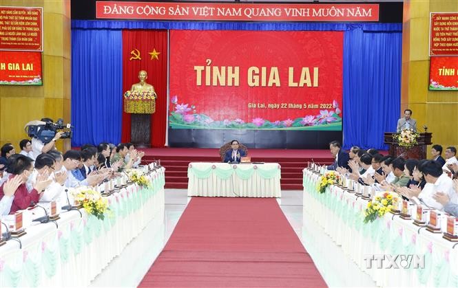 Thủ tướng Phạm Minh Chính: Xây dựng Gia Lai trở thành vùng động lực của khu vực Tây Nguyên