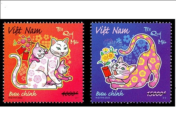 Tết Quý Mão nói chuyện hình tượng mèo trong tem bưu chính