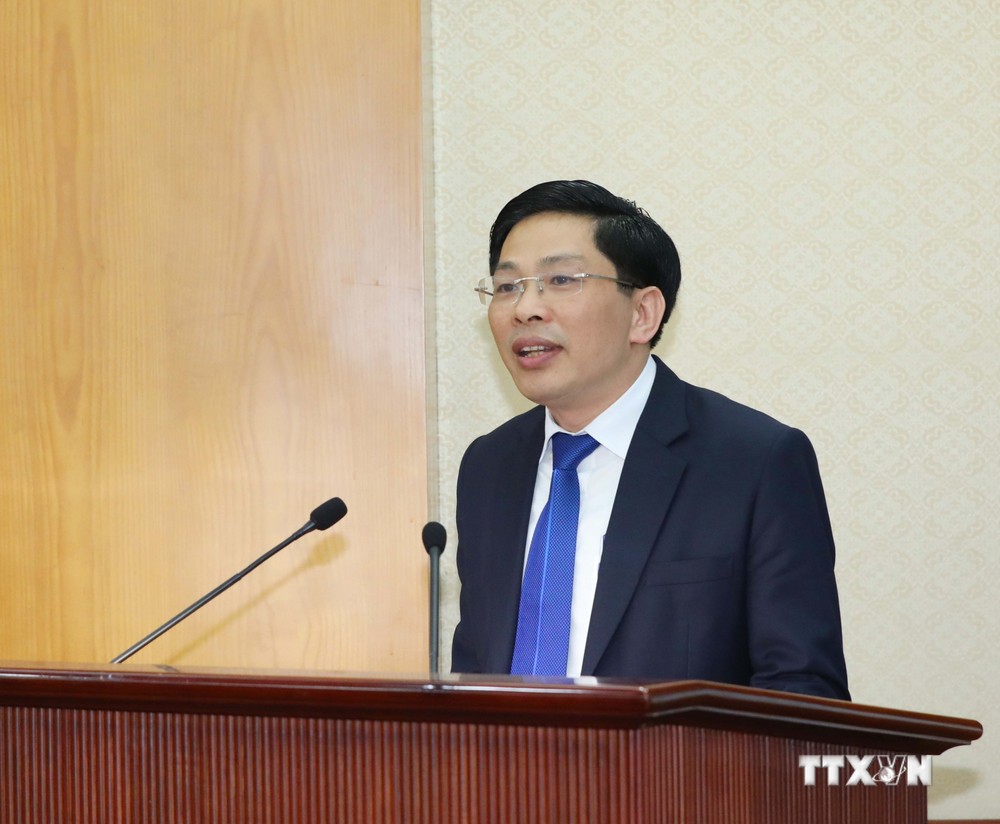 Đồng chí Đặng Văn Dũng, Phó Trưởng Ban Nội chính Trung ương phát biểu tại hội nghị. Ảnh: Phương Hoa - TTXVN