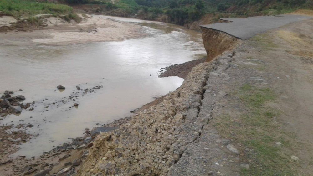 Lâm Đồng khắc phục tình trạng sạt lở bờ sông K’Rông Nô