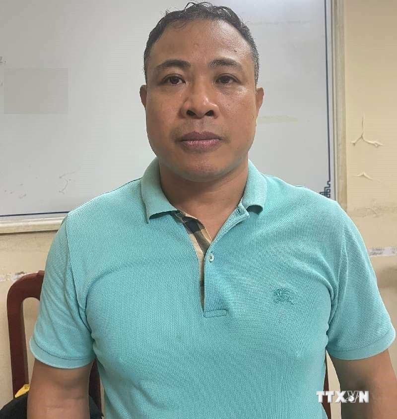 Bị can Nghiêm Quang Minh (sinh năm 1979 ở phường Yên Hòa, quân Cầu Giấy, Hà Nội) là chủ của chung cư mini nơi xảy ra vụ cháy. Ảnh: TTXVN phát