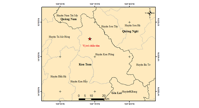 Chuyên gia cảnh báo tiếp tục có thêm động đất tại Kon Tum