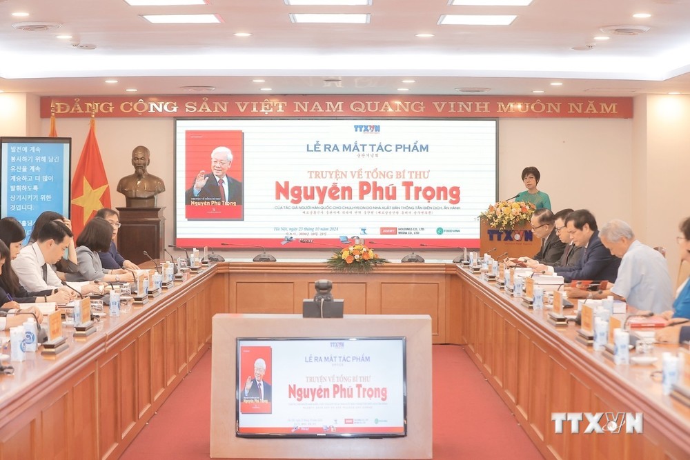 Ra mắt tác phẩm "Truyện về Tổng Bí thư Nguyễn Phú Trọng"