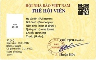 Trao thẻ hội viên Hội Nhà báo Việt Nam đợt 1 giai đoạn 2016 - 2021 cho lãnh đạo Hội Nhà báo Việt Nam qua các thời kỳ