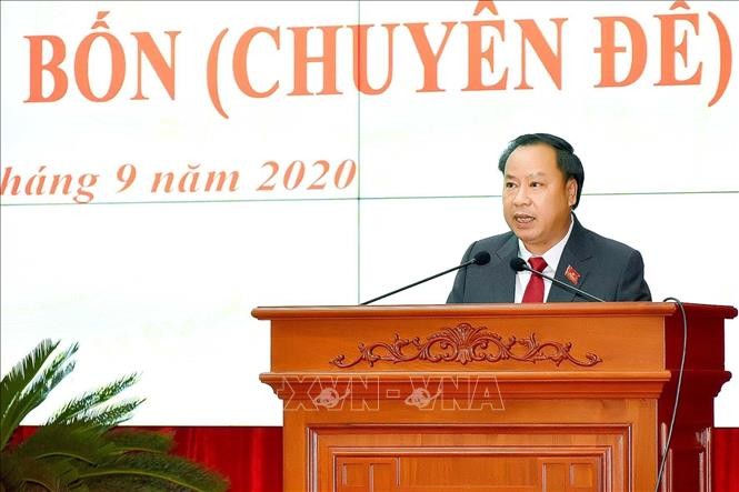 Ông Châu Ngọc Tuấn được bầu giữ chức vụ Chủ tịch Hội đồng nhân dân tỉnh Gia Lai khóa XI (nhiệm kỳ 2016-2021). Ảnh: Đức Thụy/TTXVN phát