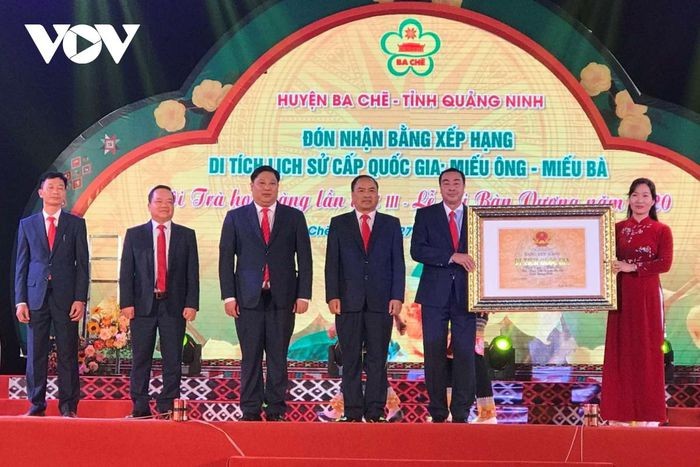 Huyện Ba Chẽ khai mạc Hội Trà Hoa vàng và đón nhận Bằng xếp hạng Di tích lịch sử cấp Quốc gia
