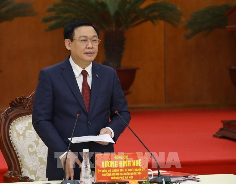 Bí thư Thành ủy Hà Nội Vương Đình Huệ chỉ đạo khẩn trương bắt tay vào công việc ngay sau kỳ nghỉ Tết