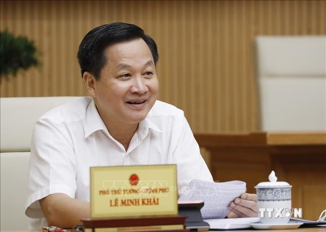 Phó Thủ tướng Lê Minh Khái làm Trưởng Ban Chỉ đạo điều hành giá. Ảnh: Dương Giang-TTXVN