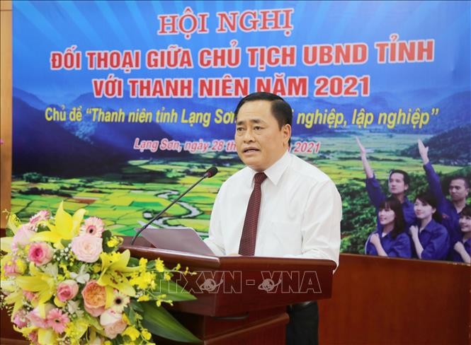 Chủ tịch UBND tỉnh Lạng Sơn đối thoại với thanh niên