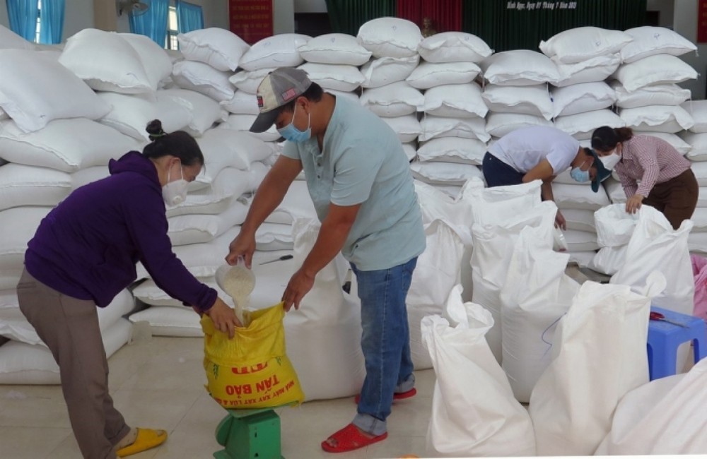 Xuất cấp hơn 989 tấn gạo cho tỉnh Quảng Ngãi dịp Tết Nguyên đán và giáp hạt đầu năm 2022