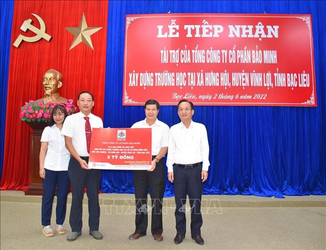 Bạc Liêu tiếp nhận 5 tỷ đồng tài trợ xây trường học tại vùng đồng bào dân tộc Khmer