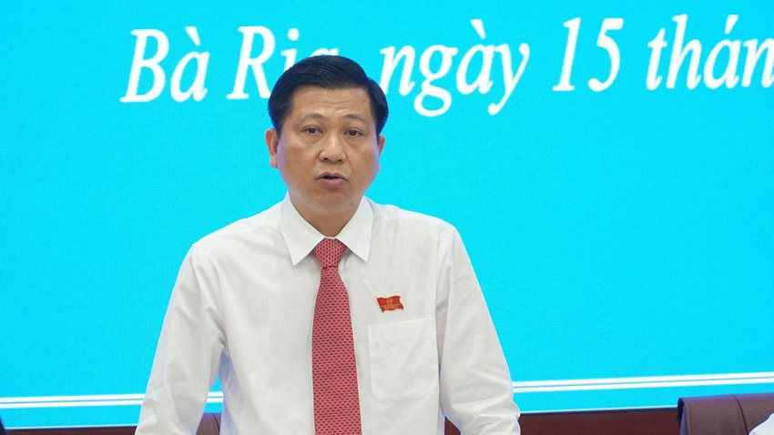 Miễn nhiệm chức vụ Phó Chủ tịch UBND tỉnh Bà Rịa - Vũng Tàu đối với ông Trần Văn Tuấn