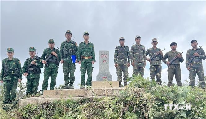 Tỉnh Điện Biên và tỉnh Phong Sa Lỳ (Lào) tổ chức tuần tra chung trên biên giới