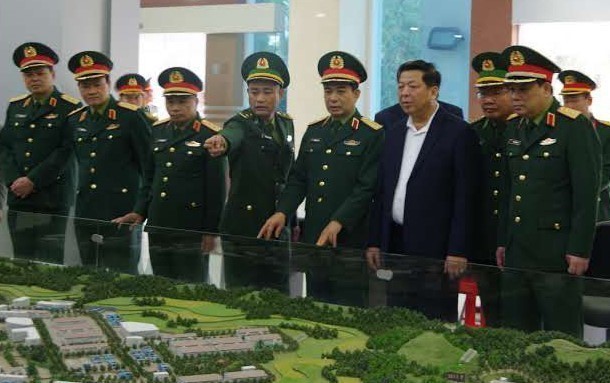 Đại tướng Phan Văn Giang, Bộ trưởng Quốc phòng thăm và làm việc tại Cao Bằng