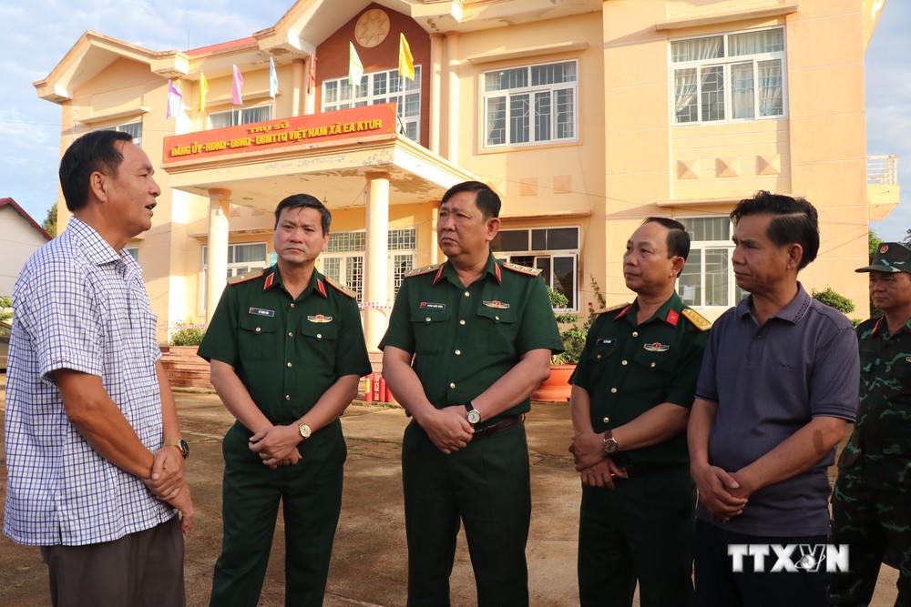 Vụ dùng súng tấn công tại Đắk Lắk: Đoàn công tác Bộ Quốc phòng kiểm tra hiện trường vụ việc