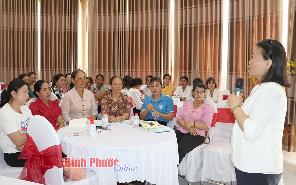Nâng cao năng lực ứng dụng khoa học và công nghệ cho phụ nữ dân tộc thiểu số ở Bình Phước